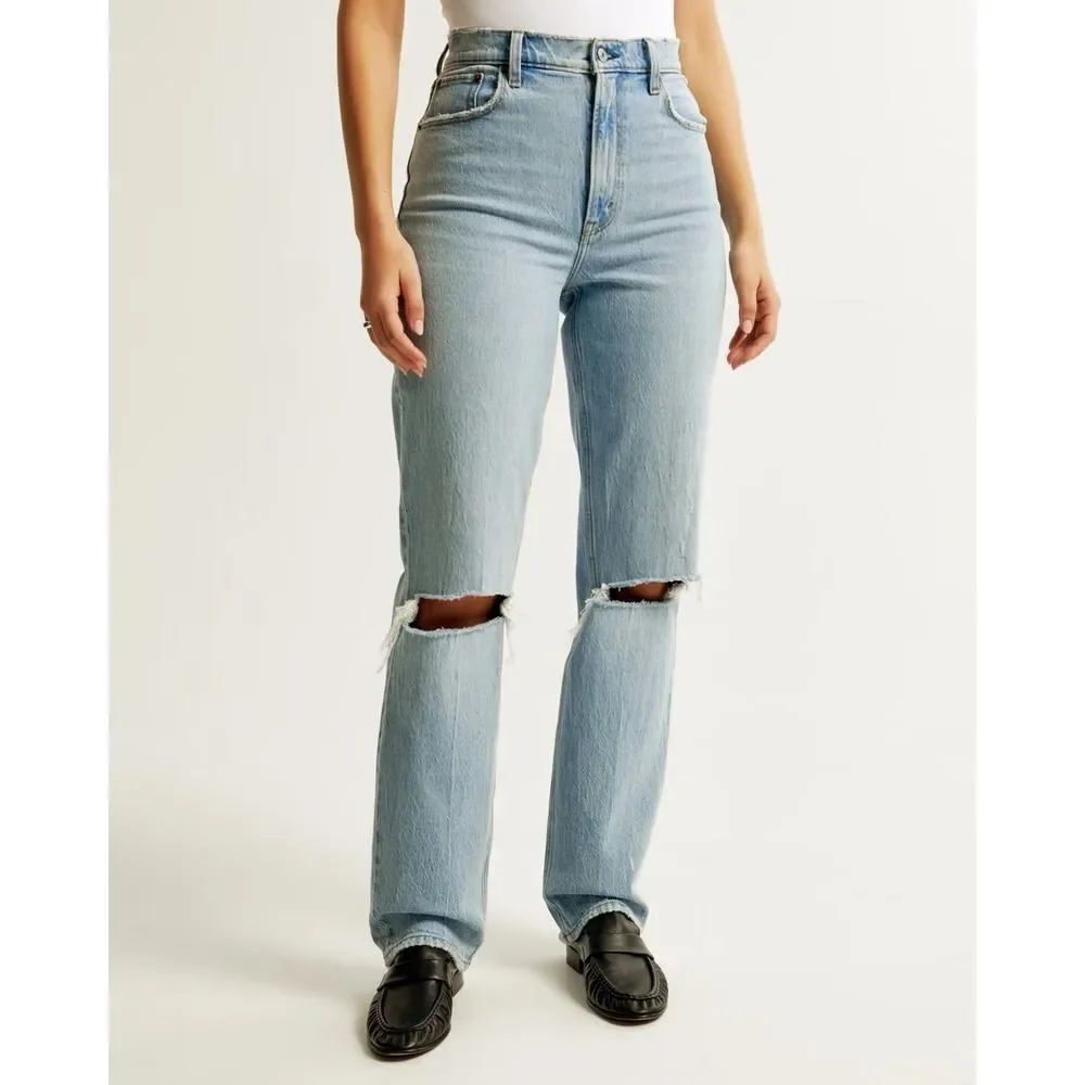 ABERCROMBIE & FITCH Curve Love Ultra High Rise Jeans